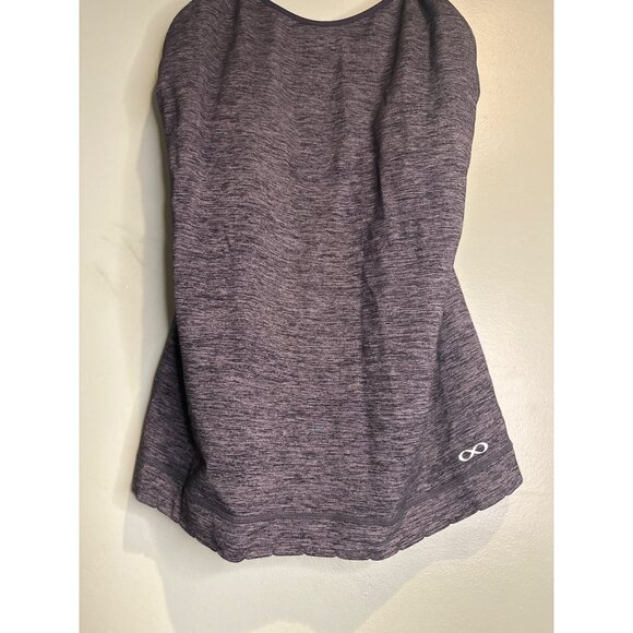 Modern Eternity Women’s L Charcoal Nursing Tank Top Stretch Maternity Basic - Picture 2 of 6